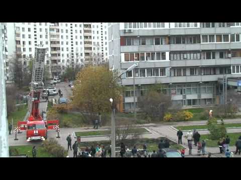 Видео: Пожар в Троицке 2011