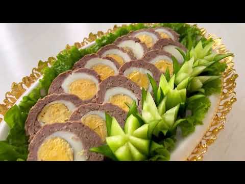 Видео: Мясной рулет