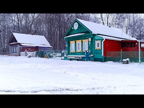 Видео: Зимний приезд в деревню