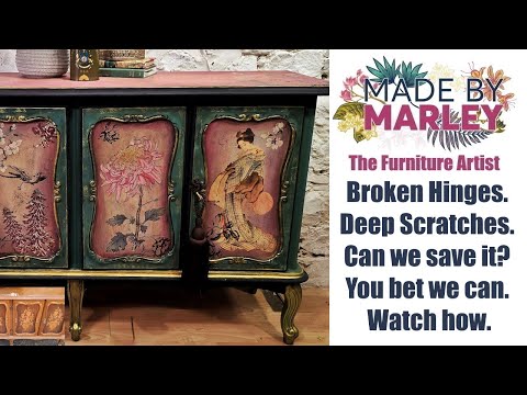 Видео: Сломанные петли. Глубокие царапины. Сможем ли мы спасти его? Еще бы, мы сможем. Посмотрите, как.