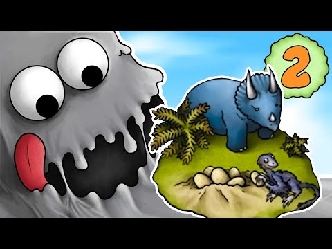 Видео: ЛИЗУН ГЛАЗАСТИК съел мир динозавров. ИГРА Tasty Planet 2 №2 на Хвостик ТВ