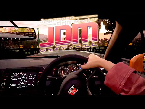 Видео: Впервые пробую на руле обновленный JDM: Japanese Drift Master