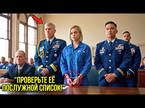 Видео: Женщину-Снайпера Привели На Суд В Цепях — И Замерли, Когда Генерал Встал На Её Сторону