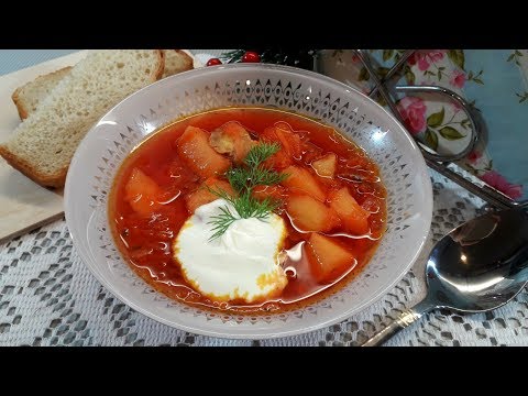 Видео: Борщ с Квашеной Капустой / Борщ с Кислой Капустой