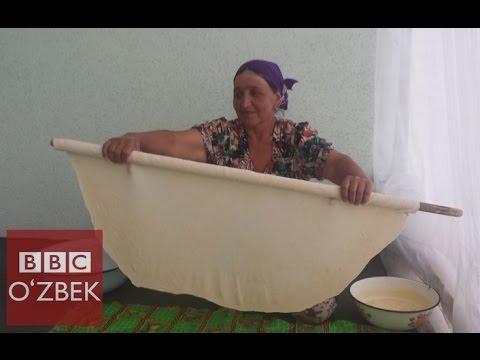 Видео: Ўзбекистон: Зулқарнайн тўйида қилинган қатлама пишириш