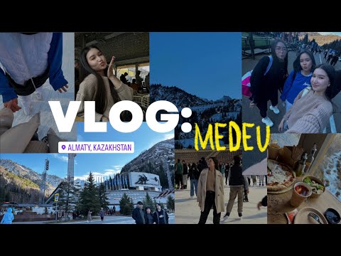 Видео: Vlog: Выходной в Алматы | каток Медеу