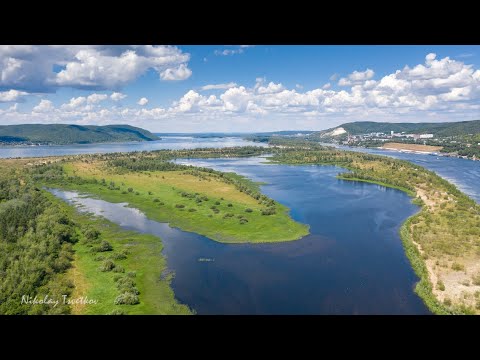 Видео: Самара. Волга. Остров Зелёненький. Вертолётка | Russia. Volga river