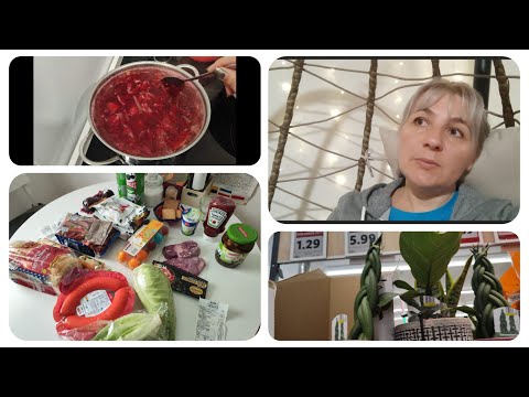 Видео: На завтрак Wraps🥙/ Что купили🛒/ Готовлю борщ / Сколько тратим на еду в месяц🤔/ Влог 31.10.2025