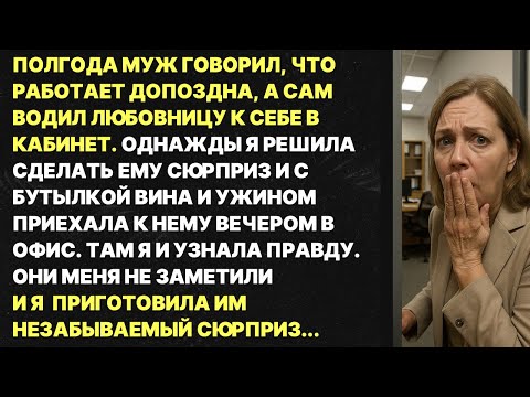 Видео: Мой муж говорил, что работает допоздна, а сам изменял мне у себя в кабинете после работы...