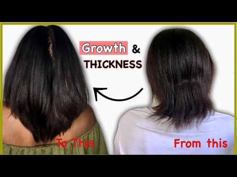 Видео: Я отрастила БОЛЕЕ ГУСТЫЕ и ДЛИННЫЕ выпрямленные волосы всего за 1 год, используя эти 5 шагов!!