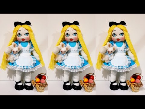 Видео: ШИКАРНЫЙ ДИЗАЙН ИЗ НОСКОВ КАК СДЕЛАТЬ РЕБЕНКА В ALICE IN WONDERLAND-🤗мой авторский дизайн!!