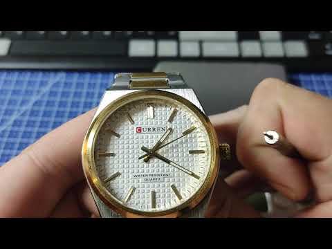 Видео: Обзор кварцевых наручных часов Curren 8439
