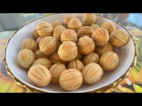 Видео: Рецепт песочного теста для орешек со сгущенкой / Быстро и просто.