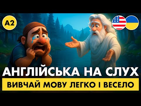Видео: Почни РОЗУМІТИ англійську рівня А2 || Слухай, повторюй, запам'ятовуй || 🪓 The Honest Woodcutter