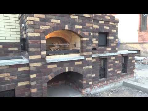 Видео: Печной комплекс 4 печи и стол смойкой