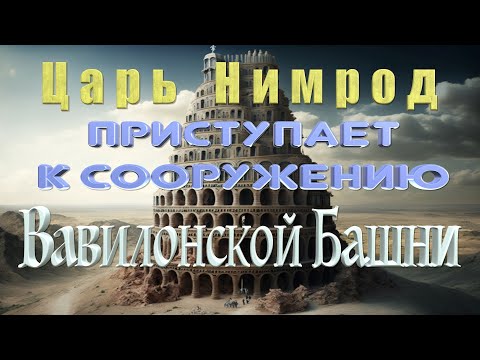 Видео: Пятикнижие  Берешит: Царь Нимрод приступает к сооружению Вавилонской Башни - Глава Ноах (Ной)