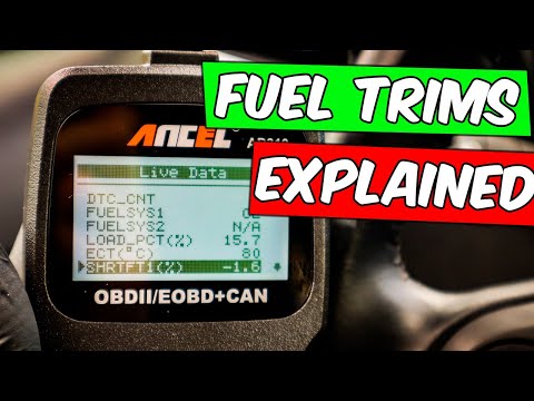Видео: Используйте ENGINE FUEL TRIMS для подтверждения утечки вакуума