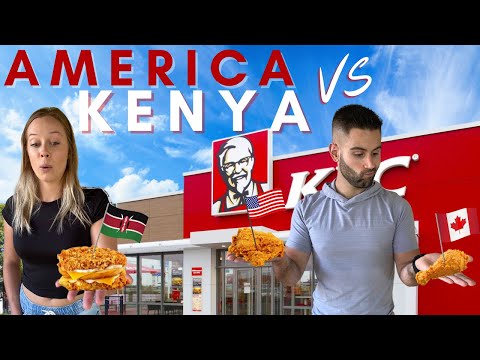 Видео: Северная Америка против Кении 🇺🇸🇨🇦🇰🇪 / В какой стране лучший KFC / Сравнение жареной курицы из Ке...