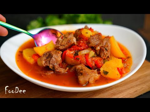 Видео: БОЖЕСТВЕННО вкусное МЯСО просто тает, такое оно МЯГКОЕ! Рецепт говядина с овощами - Хашлама