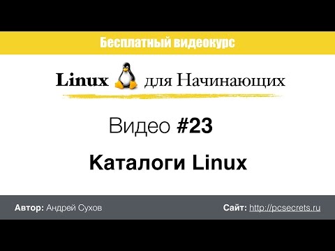 Видео: Видео #23. Каталоги Linux