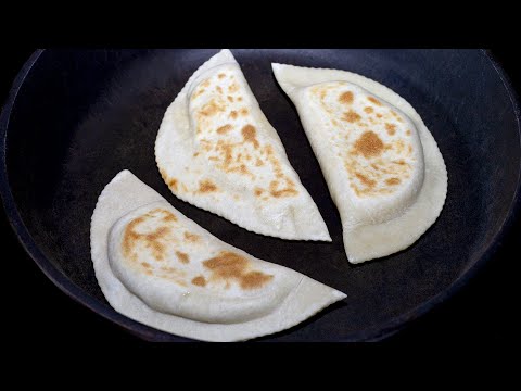 Видео: Кутабы с рыбой на сковороде