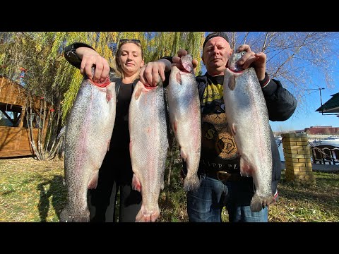 Видео: ТРИ БЛЮДА ИЗ СОЧНОЙ ФОРЕЛИ ‼️рыба в казане на костре 🐟икра пятиминутка 🐟рыбий жир омега 3