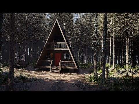 Видео: Создаём домик в лесу за 15 минут с помощью Blender