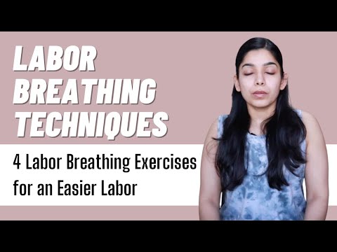 Видео: Методы дыхания во время родов для облегчения родов | Как дышать во время родов | Преподаватель по...
