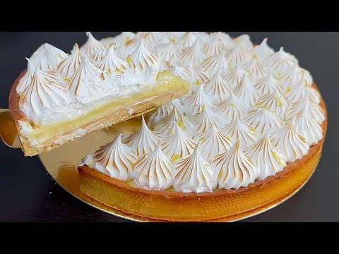 Видео: Легкий лимонный пирог с безе! Классика, которую нельзя пропустить! Французская выпечка!
