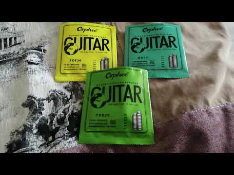 Видео: Струны для гитары из Китая