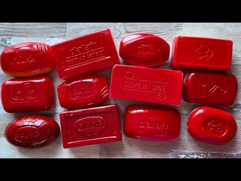 Видео: ASMR SOAP| Cutting colored soaр | Soap Carving| Резка крашенного мыла