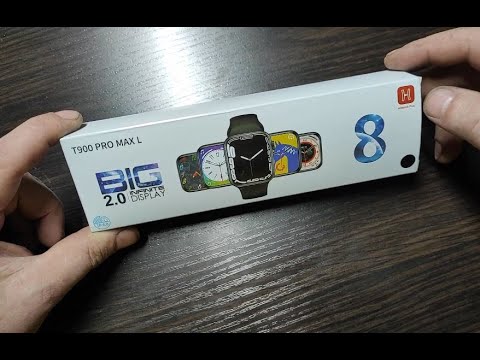 Видео: Купил показываю Смарт часы Т900 Pro Max L 8 чёрные
