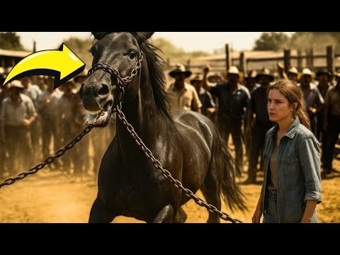 Видео: Неукротимого коня продали на аукционе — то, что сделала эта девочка, повергло всех в шок…