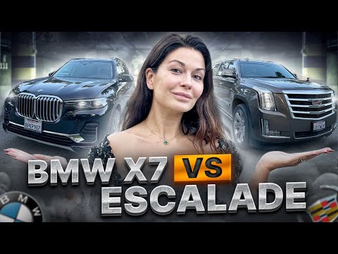 Видео: Немец против Американца! Сравнение Bmw x7 и Cadillac Escalade от владельца. Комфорт против Драйва?