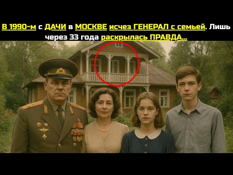 Видео: В 1990-м с ДАЧИ в МОСКВЕ исчез ГЕНЕРАЛ с семьей. Лишь через 33 года раскрылась ПРАВДА…