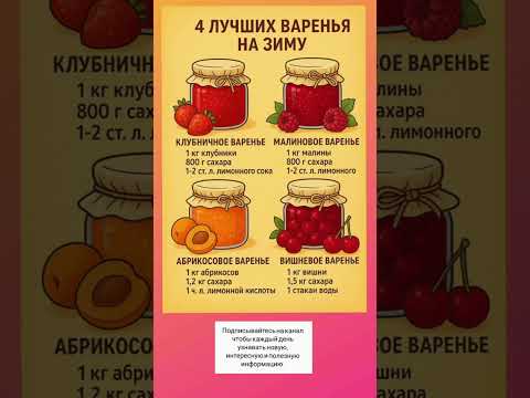 Видео: САМЫЕ ЛУЧШИЕ ВАРЕНЬЯ НА ЗИМУ