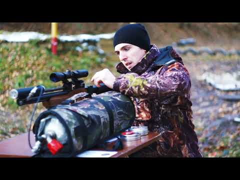 Видео: Пневматическая PCP винтовка Атаман Ultra-C cal. 6.35 (.25) + новый саундмодератор