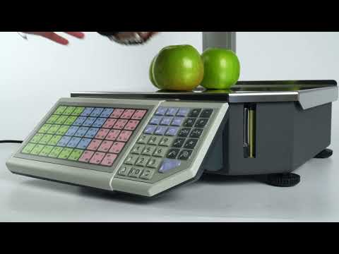 Видео: Весы с печатью этикеток ШТРИХ-ПРИНТ М