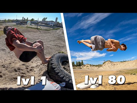 Видео: САЛЬТО от 1 до 80 LvL // ДИКИЕ ПРЫЖКИ НА КАРЬЕРЕ