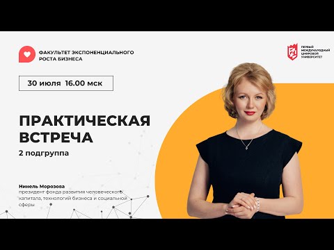 Видео: Практическая встреча от 30.07.2024 (2 подгруппа)