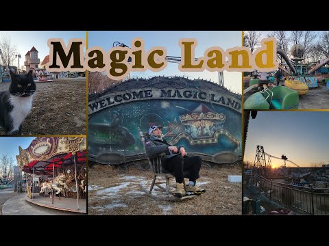 Видео: Заброшенный парк аттракционов Magic Land I  Окраины Сеула, Южная Корея