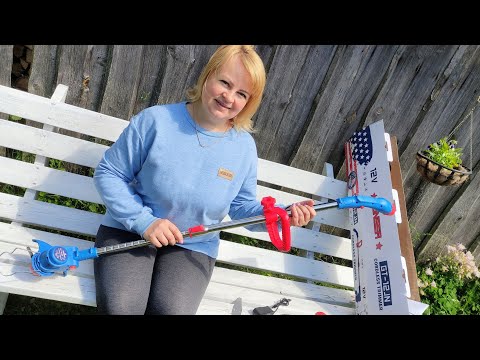 Видео: Лёгкий аккумуляторный садовый триммер JONSER 12v // ХОЗЯЙКЕ для САДА 👍
