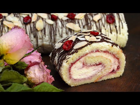 Видео: ВКУСНО - НЕ ЗНАЧИТ ДОРОГО!😍 РУЛЕТ с кремом БЕЗ сыра и сливок | Кулинарим с Таней