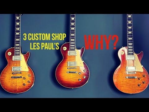Видео: Две гитары 59-го года и одна 60-го... Сравнение Gibson Custom Shop Les Paul