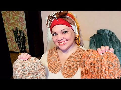 Видео: Навязала много шапок, а  сижу в платке 😂👍   #вязание  #РадиоТаня #ТатьянаКильмяшкина