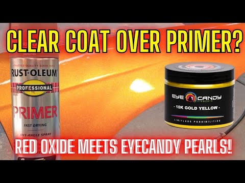 Видео: ГРУНТ RUSTOLEUM RED OXIDE С ПОВЕРХНОСТЬЮ 10-КАРАТНОГО ЗОЛОТИСТОГО ПЕРЛАМУТРА!!!