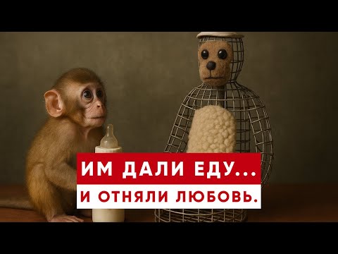 Видео: Проволочная мать: жестокий психологический эксперимент XX