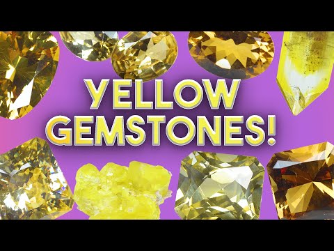 Видео: Распаковка жёлтых драгоценных камней | Сапфир, топаз, сера и другие