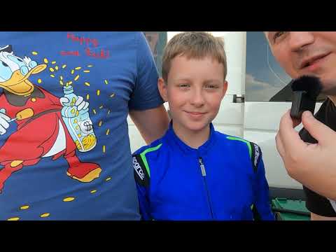 Видео: Никита Усольцев пилот Ротакс Мини | Интервью на 3м этапе серии Ротакс Макс кубка РАФ в Рязани