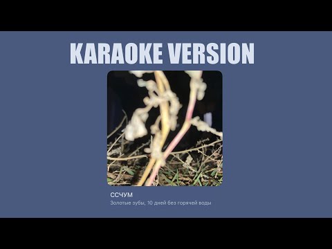 Видео: Золотые зубы - ССЧУМ (караоке-версия)
